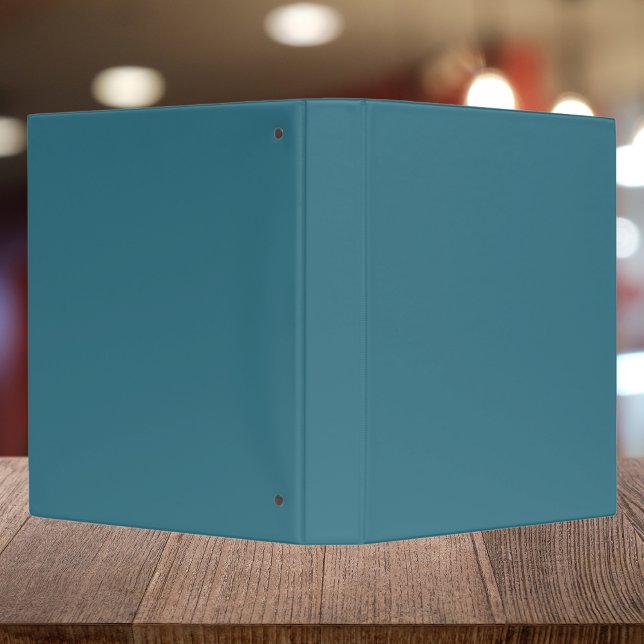 Classeur Teal Blue Solid (Créateur téléchargé)