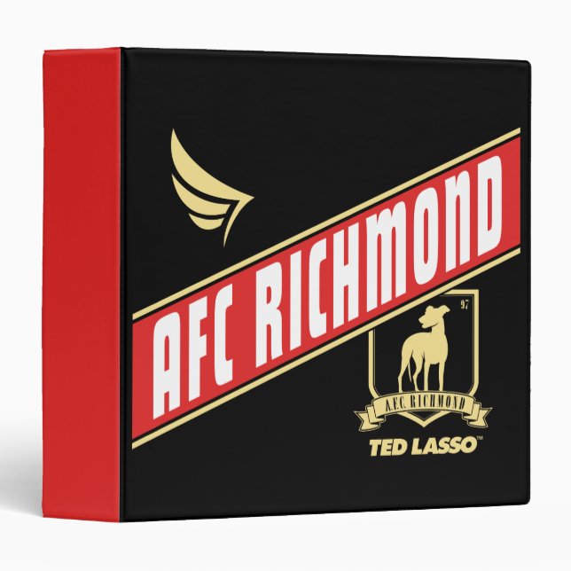 Classeur Ted Lasso | AFC Richmond Athletic Banner (Devant/Côté)