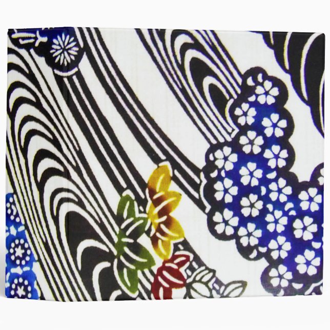 Classeur Teinture japonaise d'okinawaïen (Bingata) (Devant/Côté)