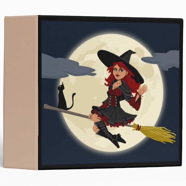 CLASSEUR TÉMOIN HALLOWEEN REDHEADED (Devant/Côté)