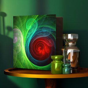 Classeur Tempête rouge Floral Art moderne Abstrait Motif co