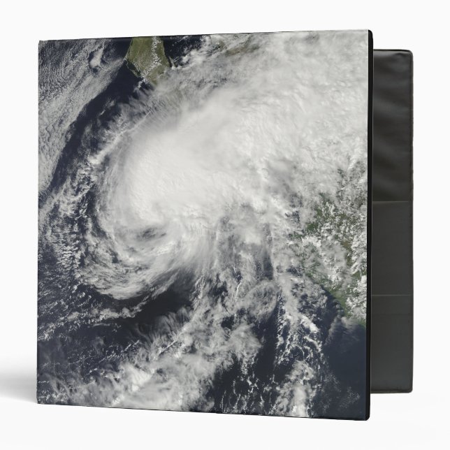 Classeur Tempête tropicale Rick approchant le Mexique (Devant/Intérieur)