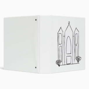 Classeur Temple mormon simple moderne LDS Salt Lake City