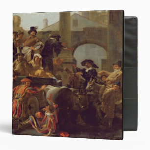 Classeur Temps de carnaval à Rome, 1653 (huile sur la