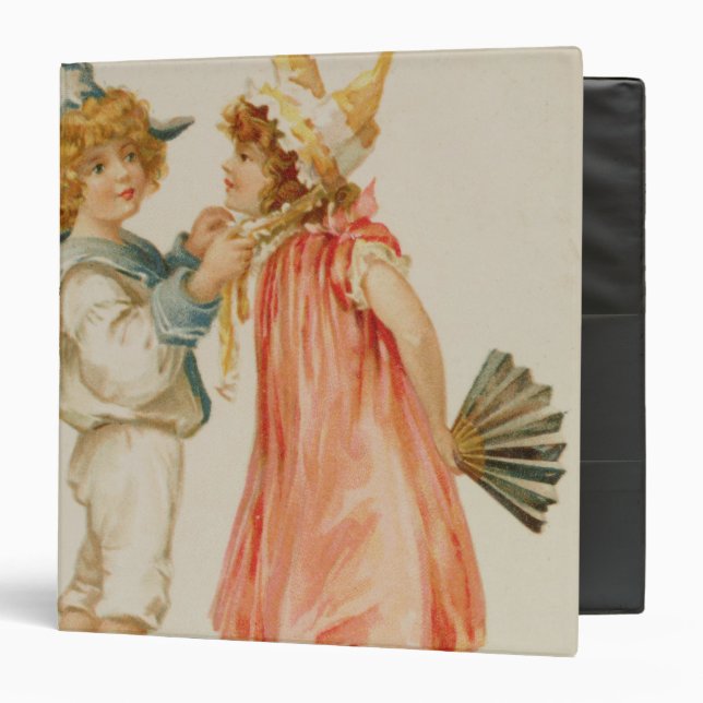 Classeur Temps de partie, carte postale de Noël (Devant/Intérieur)