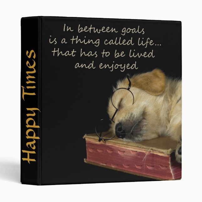 Classeur Temps heureux (Devant/Côté)