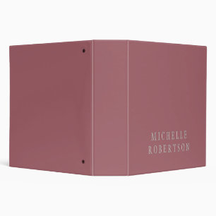 Classeur Tendance Rose Poussière Or Créatif Classique Uniqu