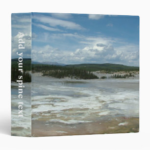 Classeur Terrain chaud du parc national Yellowstone, geyser