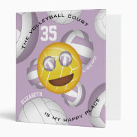terrain de volley-ball heureux lieu vball émoji