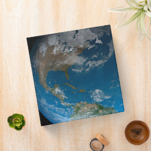 Classeur Terre Pleine Avec Amérique Du Nord Et Du Sud.