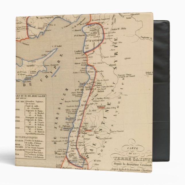 Classeur Terre Sainte, la Croisade (Devant/Intérieur)