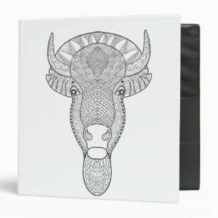 Classeur Tête de Taureau de style