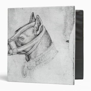 Classeur Tête d'un chien muselé