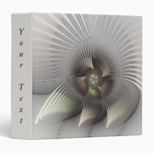 Classeur Texte d'art fractal de forme 3D abstrait moderne