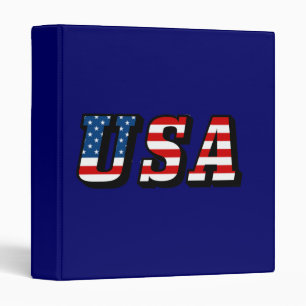 Classeur Texte du drapeau des États-Unis