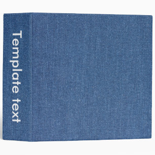 Classeur Textile fabric bleu fashion jean denim