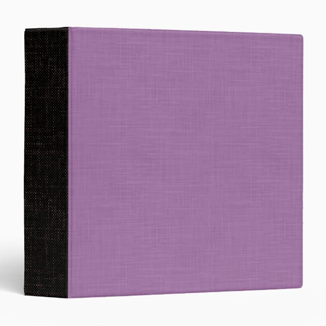 Classeur Texturé agréable lilas. (Devant/Côté)