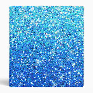Classeur Texture bleue d'étincelles de parties