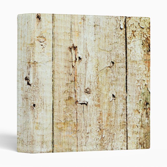 Classeur Texture en bois rustique (Devant/Côté)