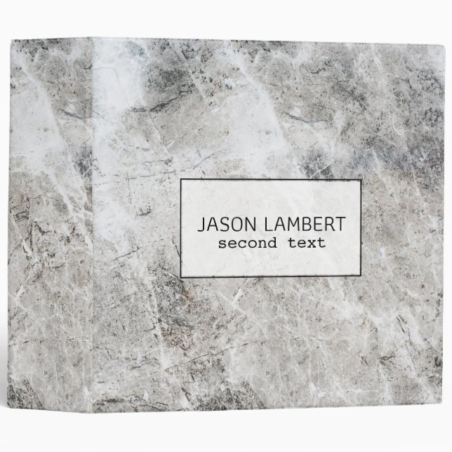 Classeur Texture en pierre de marbre défraîchie (Devant/Côté)