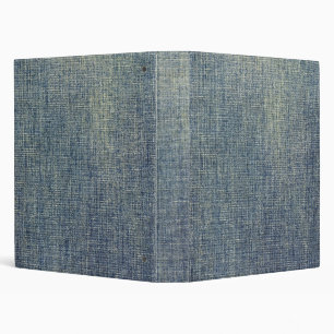 Classeur Texture fanée de tissu de denim