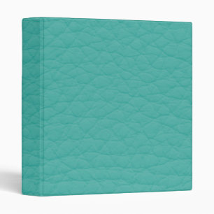 Classeur Texture magnifique de cuir de turquoise