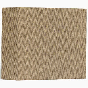 Classeur Texture rustique de tissu de toile de jute de