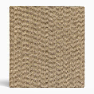 Classeur Texture rustique de tissu de toile de jute de