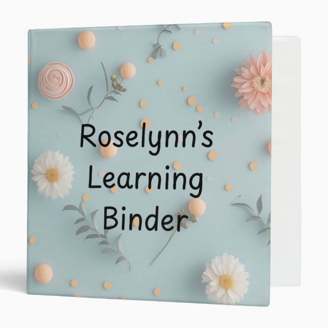 Classeur The Learning Binder (Devant/Intérieur)