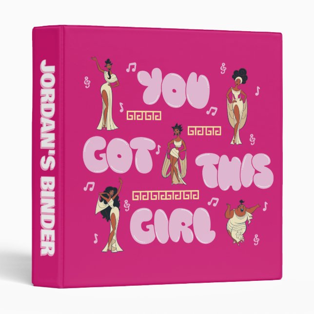 Classeur The Muses - You Got This Girl 3 Ring Binder (Devant/Côté)