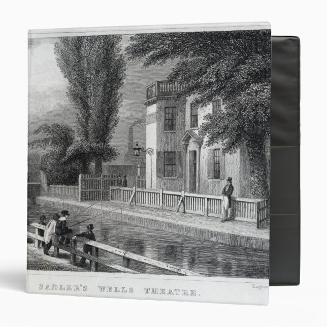 Classeur Théâtre des puits de Sadler, gravé par J. Garner (Devant/Intérieur)