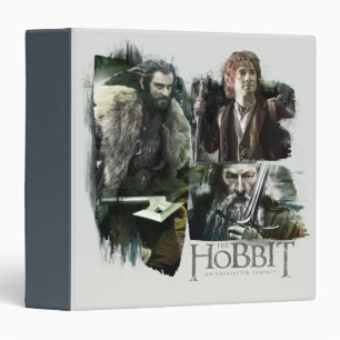 Classeur THORIN OAKENSHIELD™, BILBO BAGGINS™, & Gandalf Art