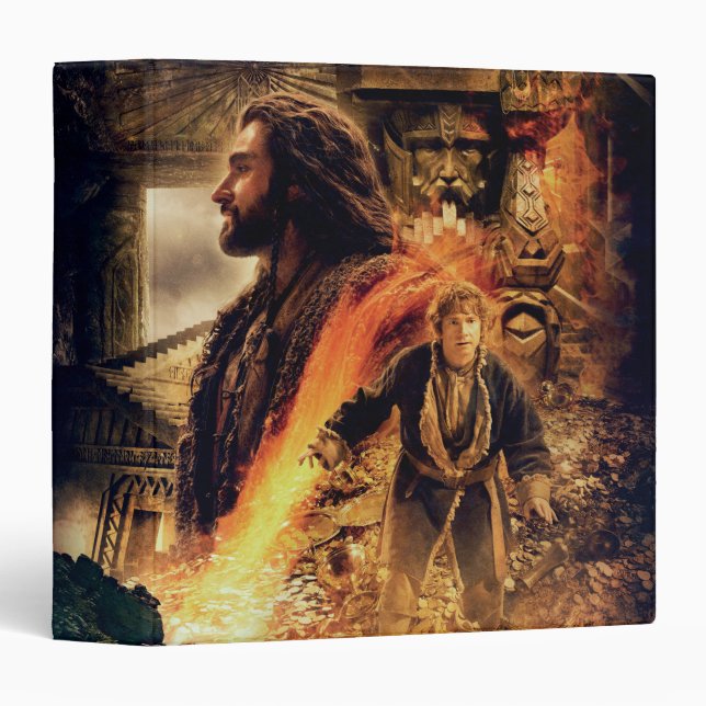 Classeur THORIN OAKENSHIELD™ et BILBO BAGGINS™ à Erebor (Devant/Côté)