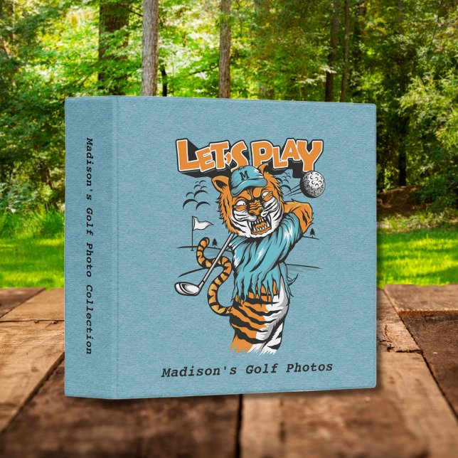 Classeur Tiger Cartoon Golf Album photo (Créateur téléchargé)