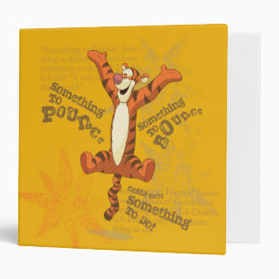 Classeur Tigger - Quelque chose à faire sauter
