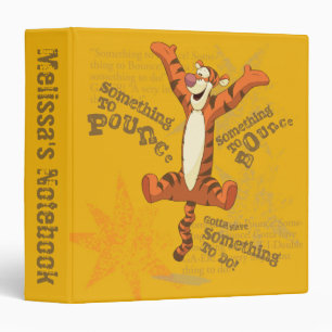 Classeur Tigger - Quelque chose à rebondir