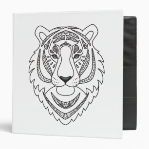 Classeur Tigre blanc inspiré
