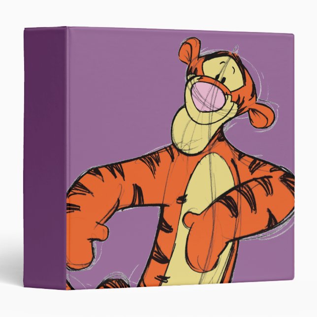 Classeur Tigre d'esquisse (Devant/Côté)