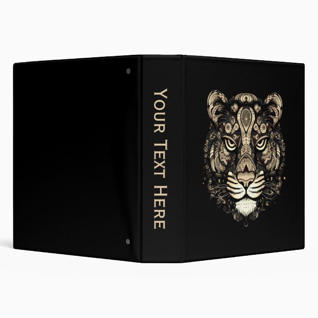 Classeur Tigre d'or (Arrière-plan)