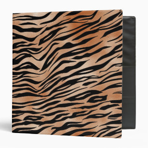 Classeur Tigre orange noir