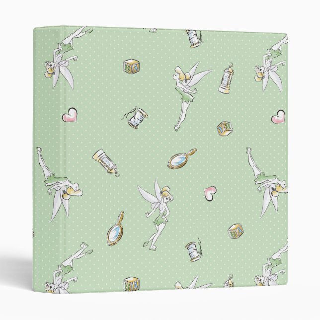 Classeur Tinker Bell | Joli petit pixie (Devant/Côté)