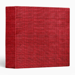 Classeur Tissu de rouge riche
