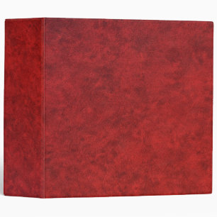 Classeur Tissu en cuir rouge de mode