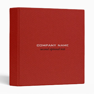 Classeur Tissu rouge Customisé