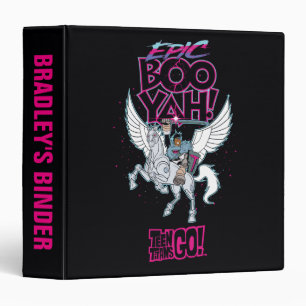 Classeur Titans Ados, allez !   Warrior Cyborg équitation P