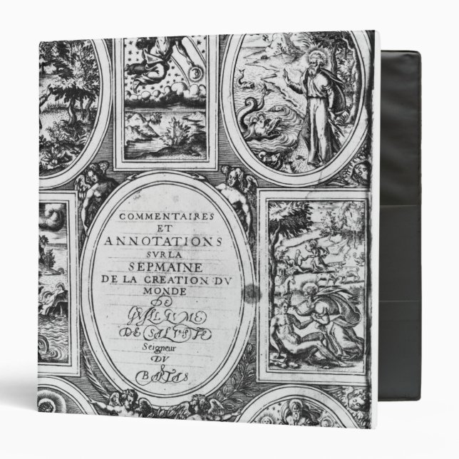 Classeur Titlepage de 'Commentaires et d'Annotations� (Devant/Intérieur)
