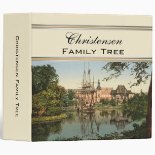 Classeur Tivoli Park Copenhagen Denmark Family Tree Classeu