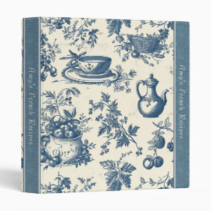 Classeur Toile Bleue French Country Cuisine