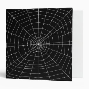 Classeur toile d'araignée sur Noir