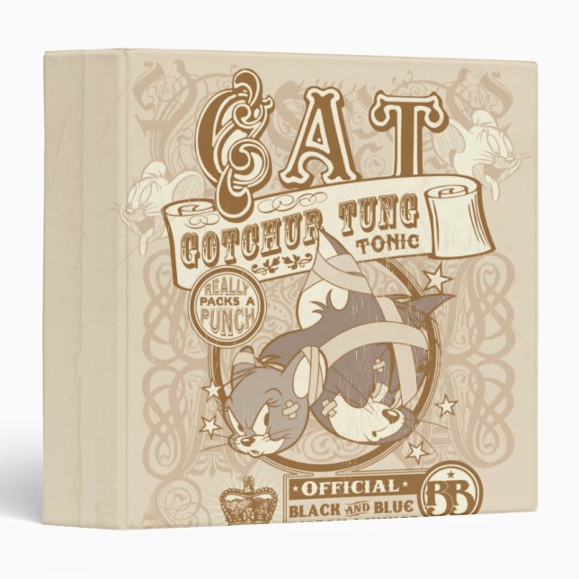 Classeur Tom Chat Gotchur Tung Tonique (Devant/Côté)